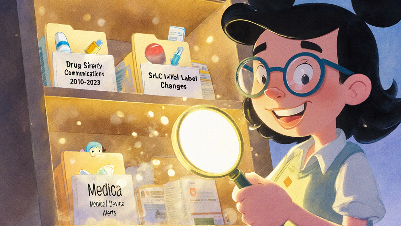 FDA Safety Communications Archive: How to Research Historical Drug and Device Warnings